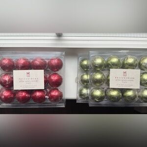 New Pottery Barn sphere candles 4 Sets of 12. each sphere is 1" in diameter